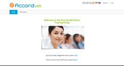 Desktop Screenshot of demo.accordlms.com